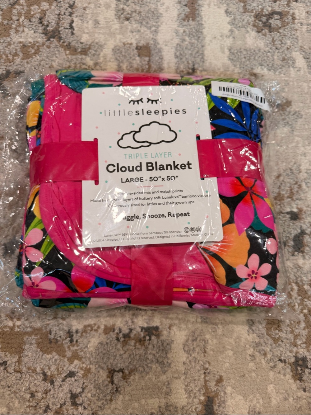 jungle blooms blanket